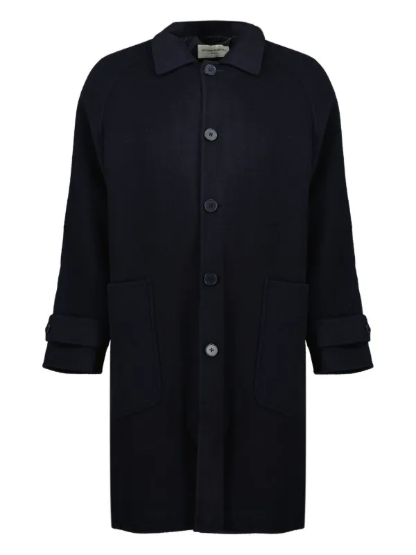 Officine Generale Bryce コート | ブルー | FARFETCH JP