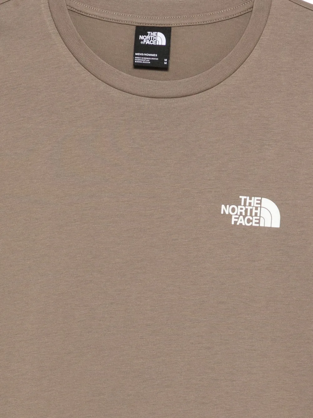 The North Face T-shirt met logoprint Bruin