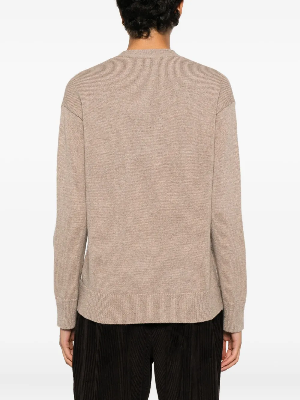 'S Max Mara Vest met V-hals en knoopsluiting Bruin