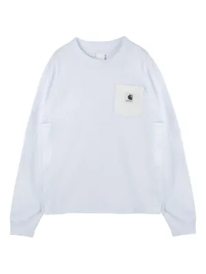 sacai レイヤードTシャツ Sacai レイヤード Tシャツ | ホワイト | FARFETCH JP