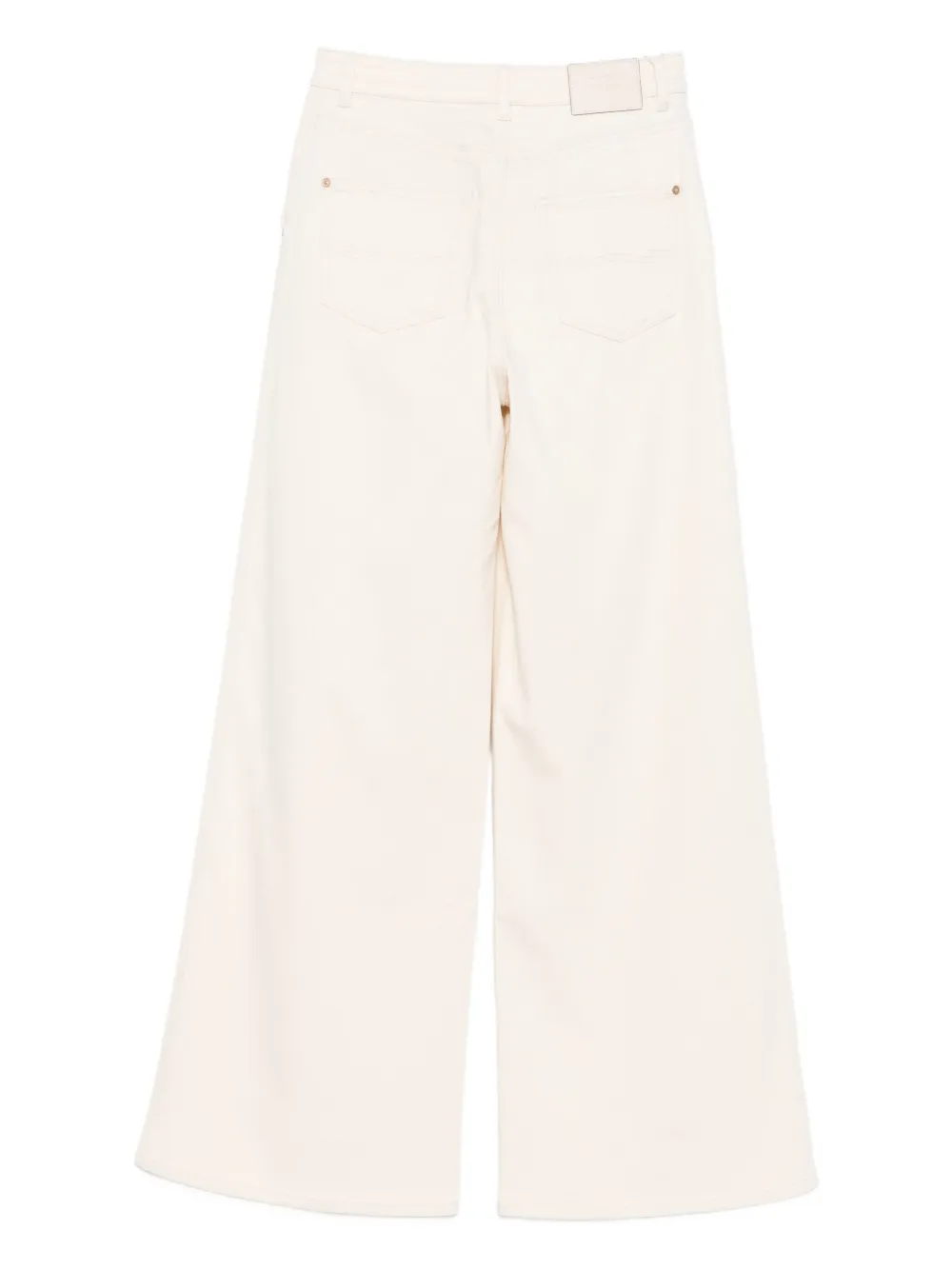 Agnona cotton trousers - Beige