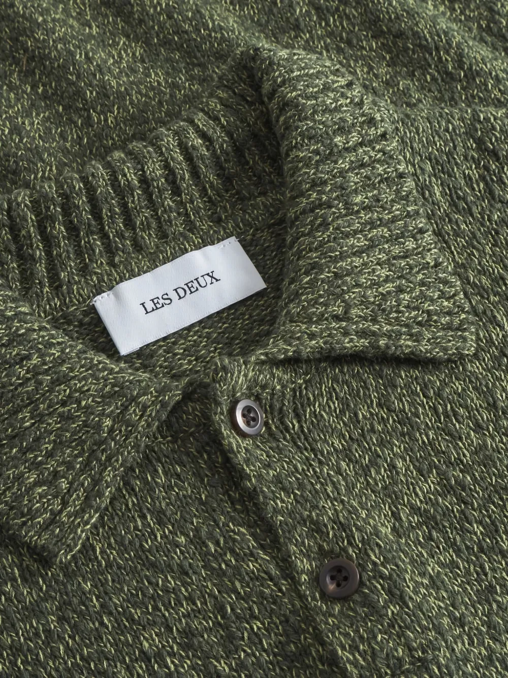 Les Deux Cotton Polo Shirt In Green