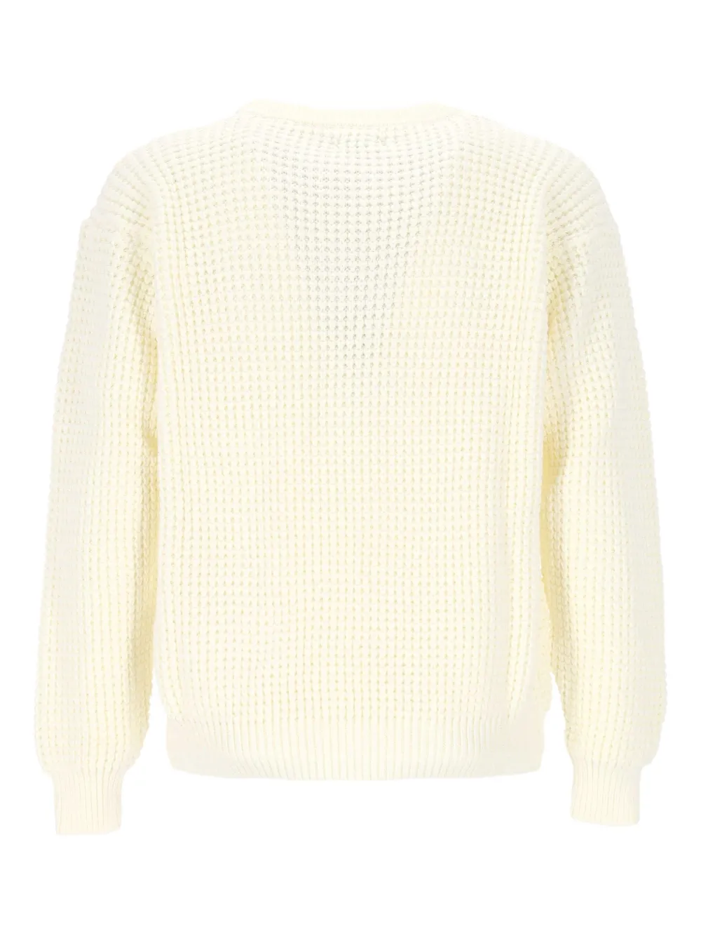 Family First Crew-neck Sweater In Neutral