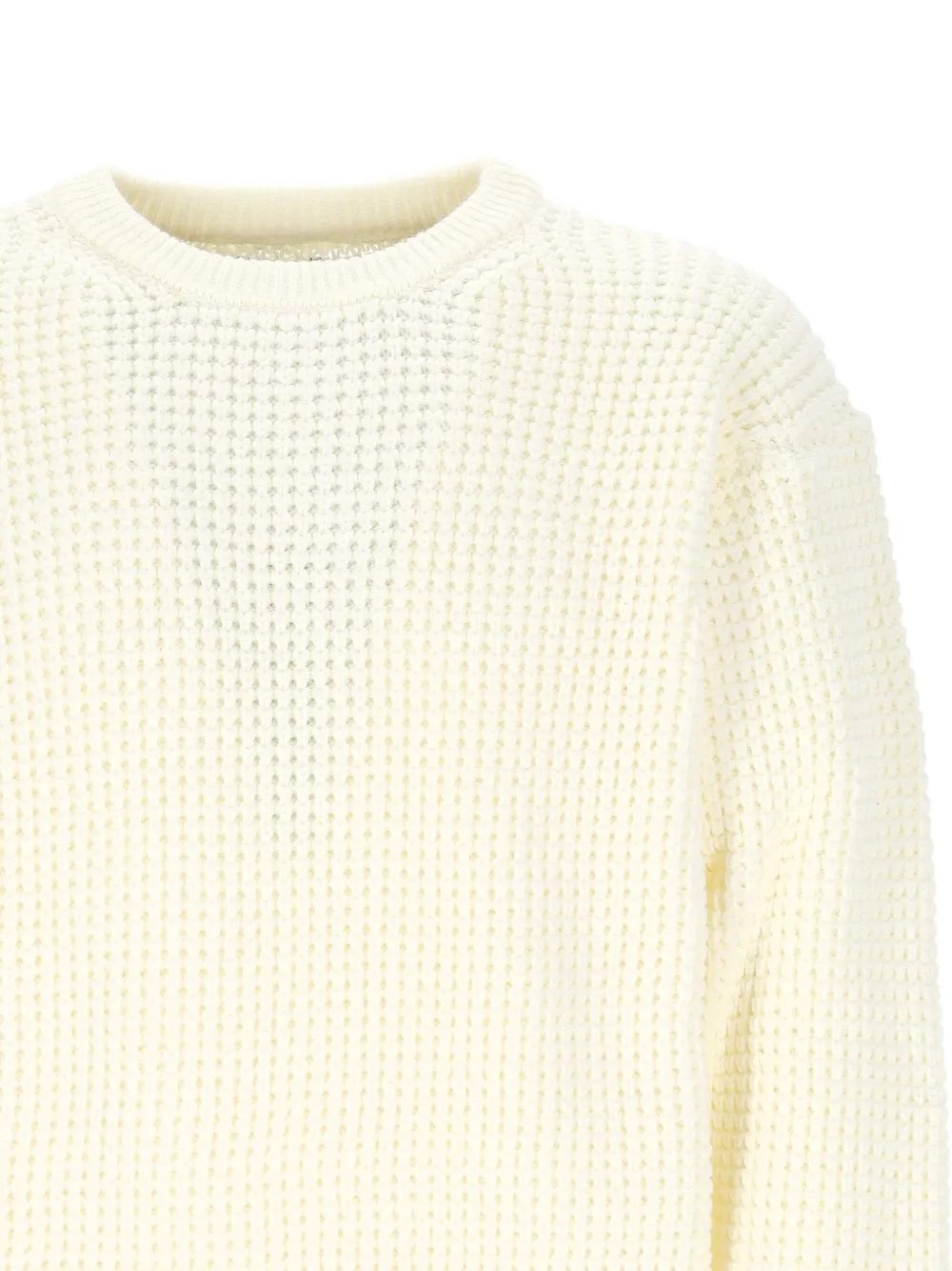 Family First Crew-neck Sweater In Neutral