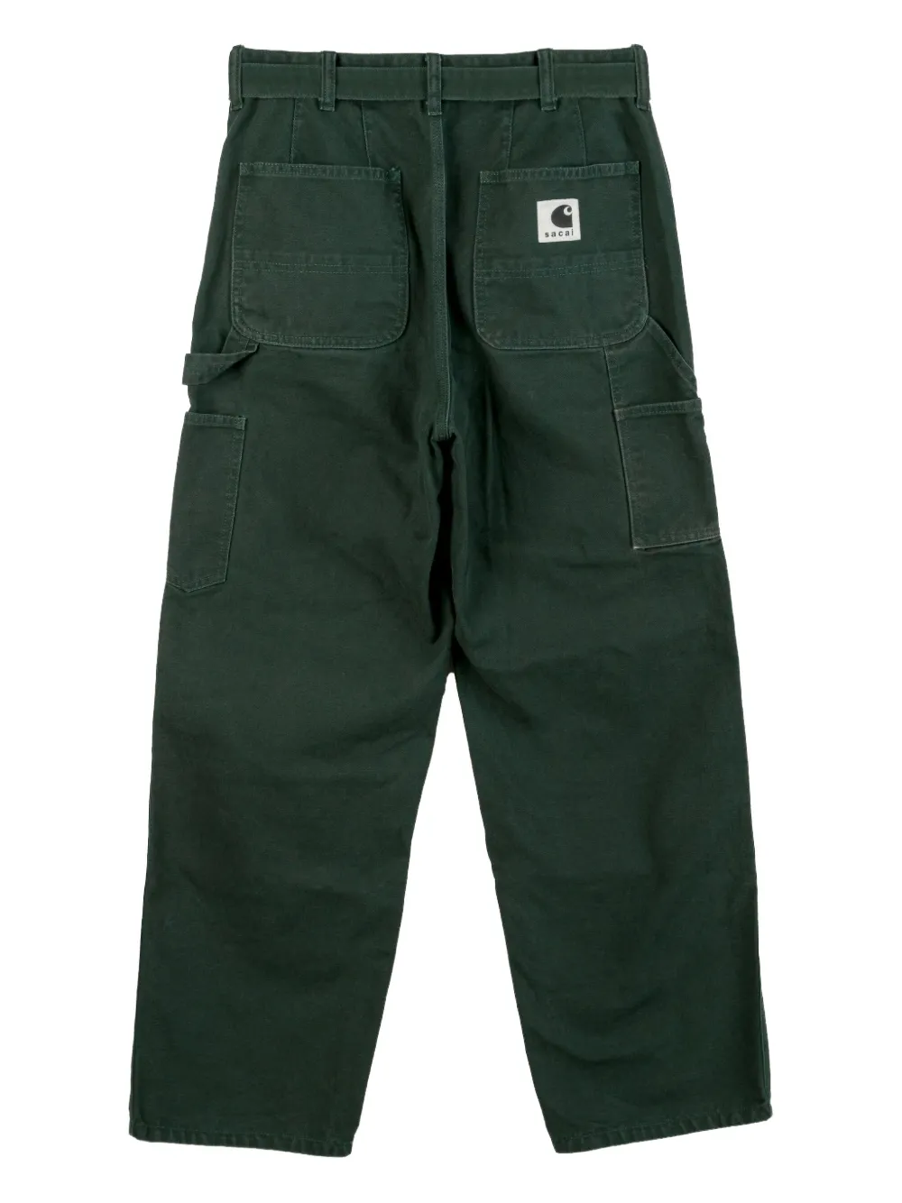Sacai xCarhartt WIP belted trousers - Groen