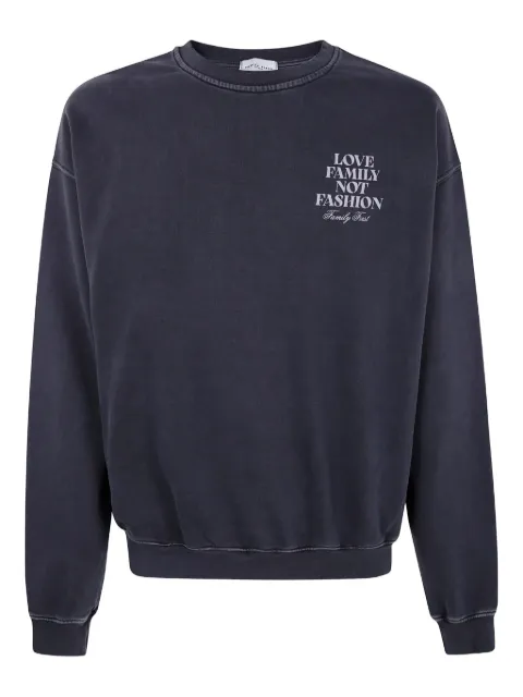 Family First crew-neck sweatshirt