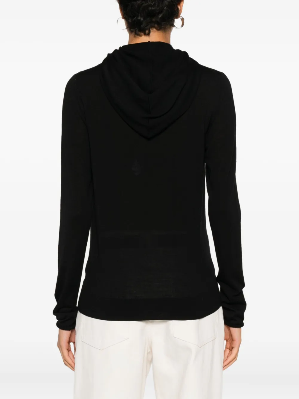 Pt Torino Buttoned Hooded Sweatshirt In Black