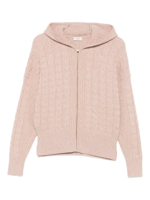 Agnona cashmere zip hoodie