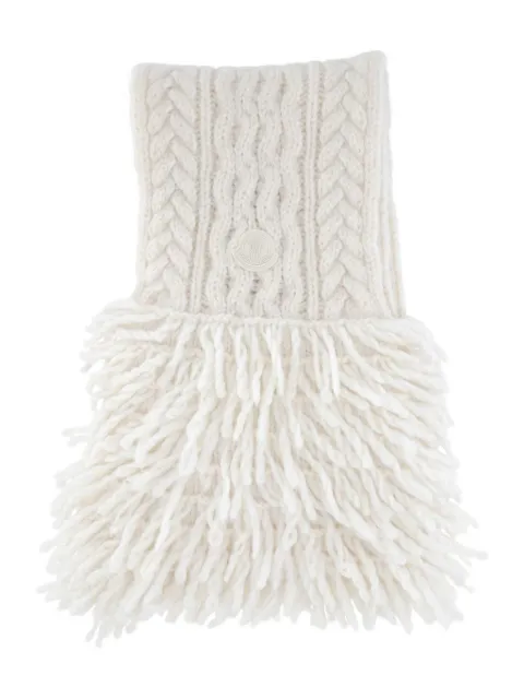 Moncler mascada tejida de ochos