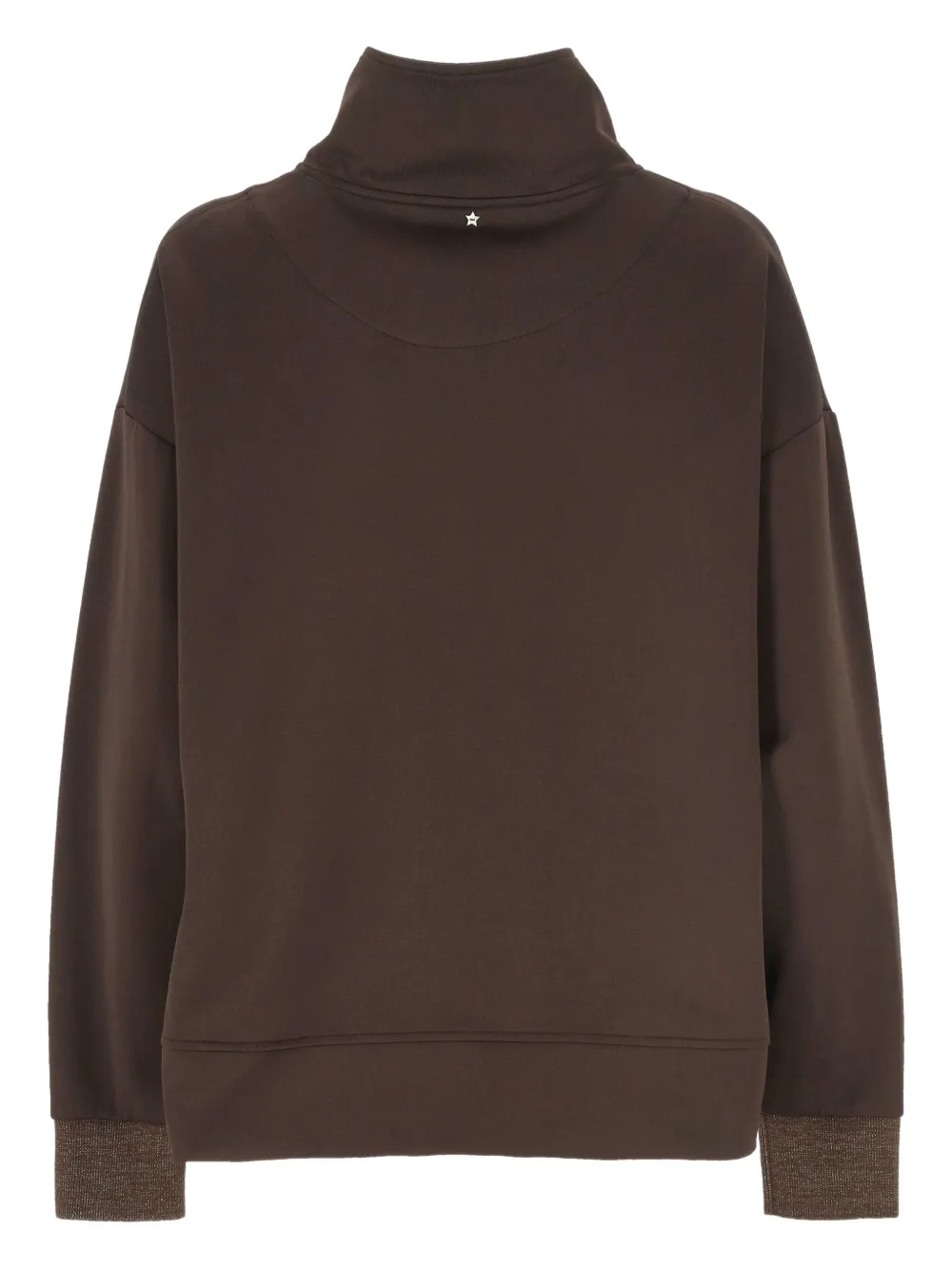Lorena Antoniazzi Zip-fastening Sweatshirt In Brown