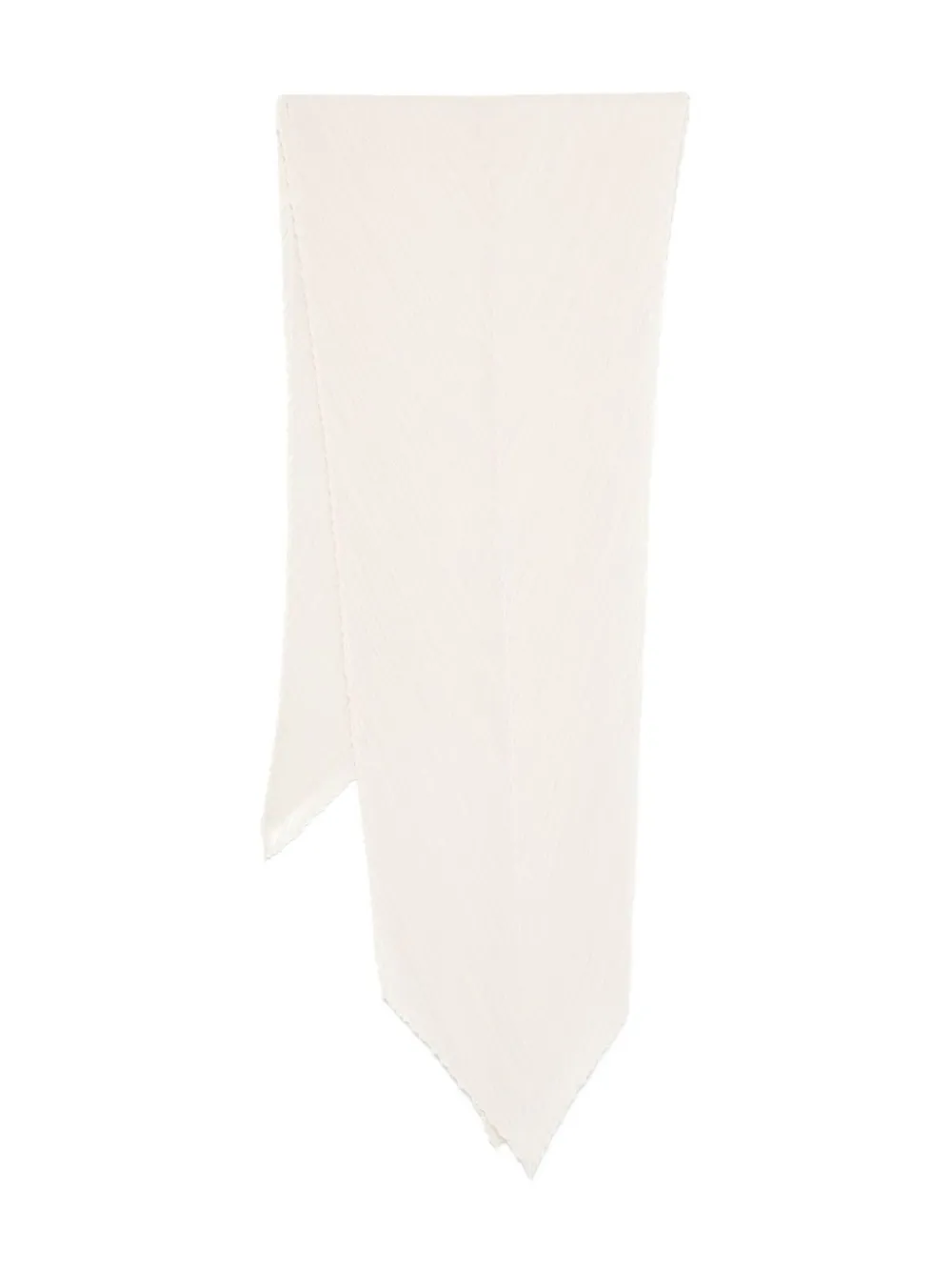 Pleats Please Issey Miyake pleated scarf | Neutrals | Image 1