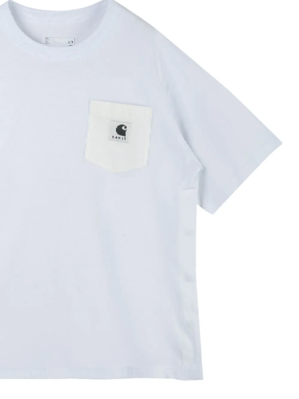 sacai x Carhartt WIP T-shirt met borstzak Wit
