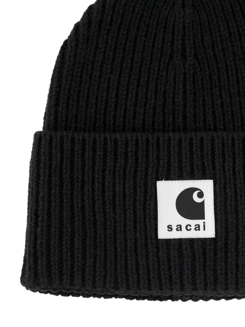 sacai  xCarhartt WIP rib-knit beanie hat | Image 2