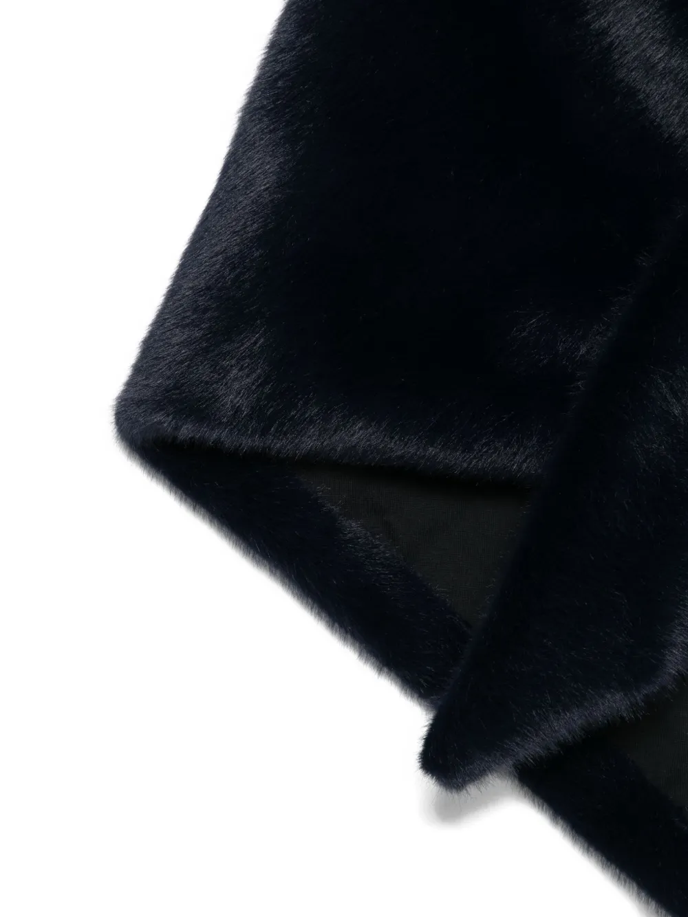 Herno faux fur scarf - Blauw