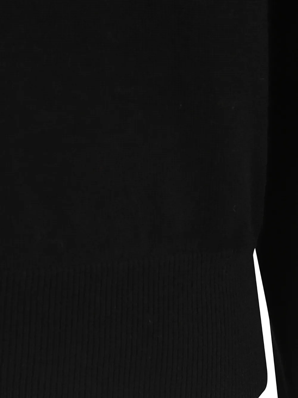 Alexander Mcqueen Ribbed-trim Sweater In Black
