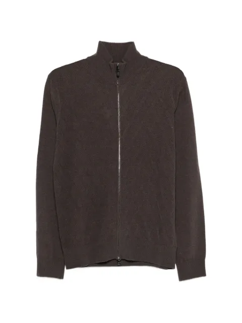 Canali zip-up cardigan