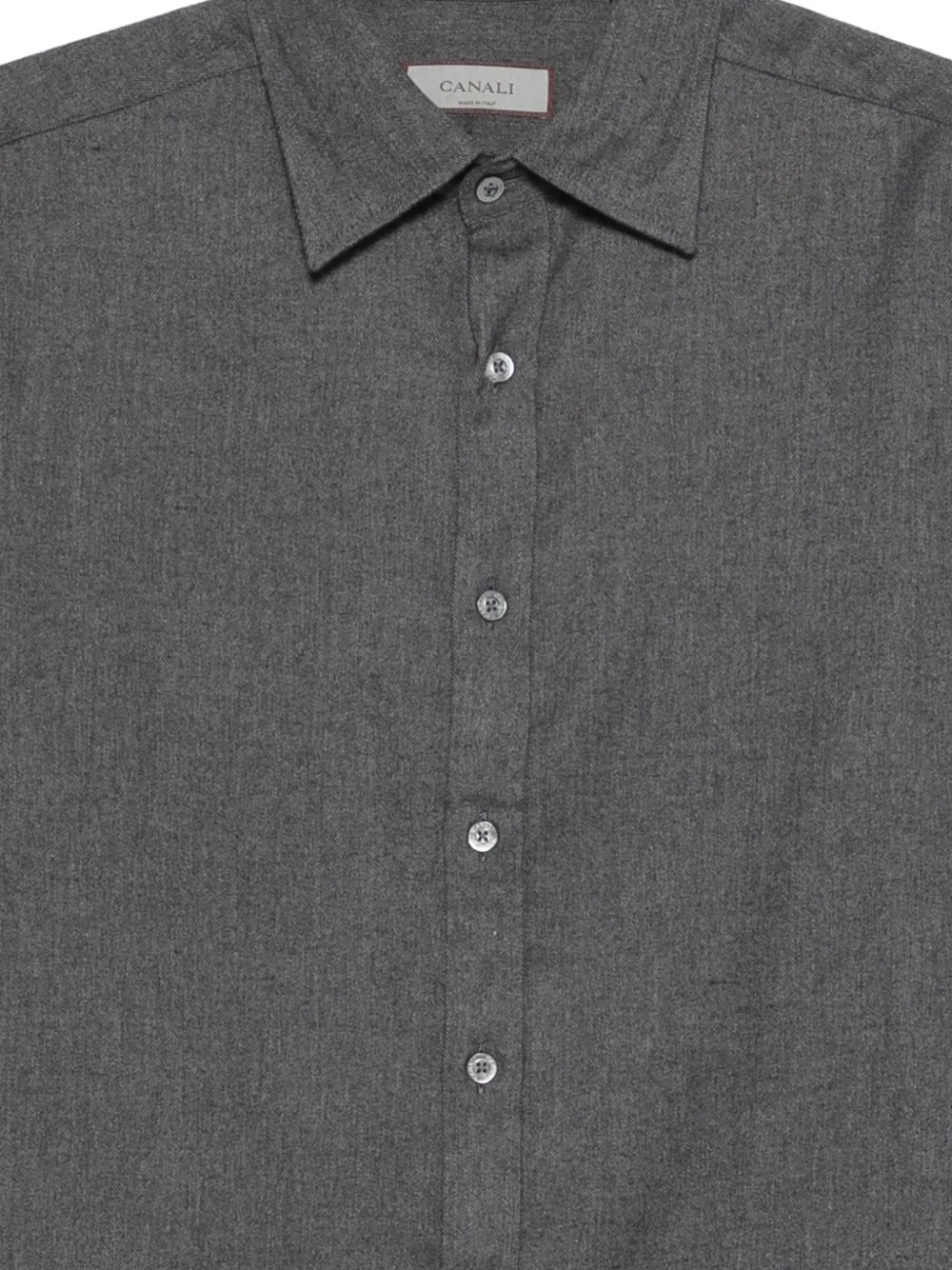  Canali Buttoned Shirt - Grey 