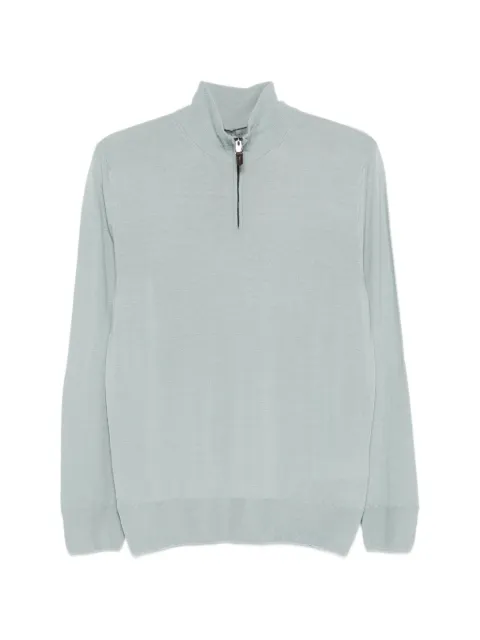 Canali half-zip sweater