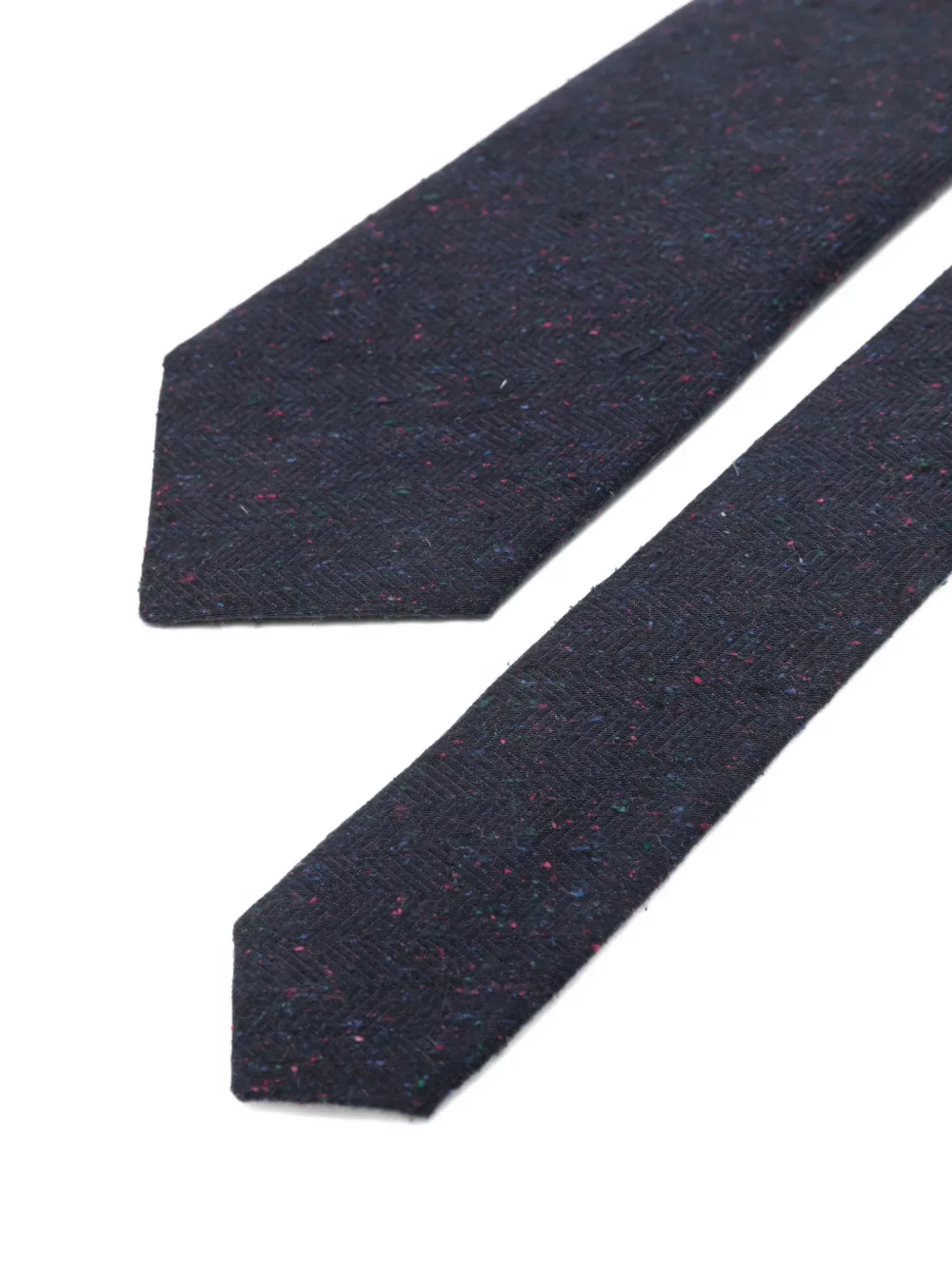 Canali Stropdas met spikkels Blauw
