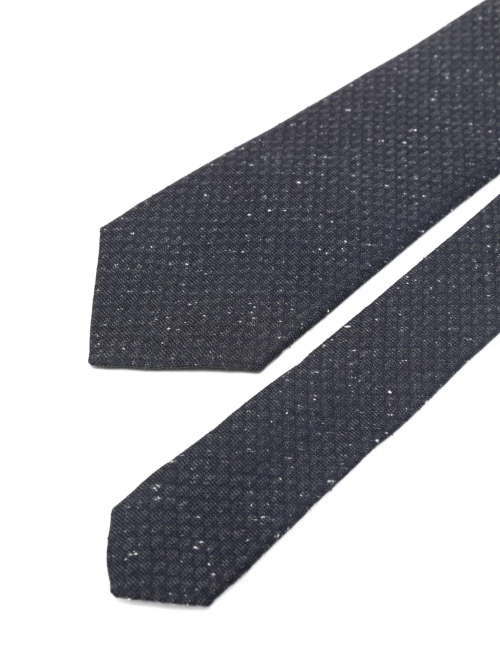  Canali Patterned Tie - Blue 
