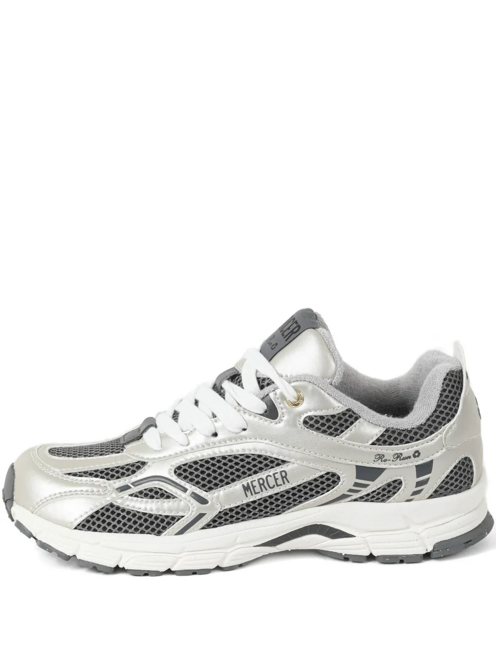 Mercer The Re-run Mesh -panel Sneakers In Silver