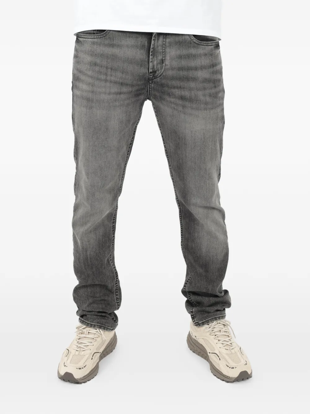 7 For All Mankind Jeans con design a cinque tasche - Grigio