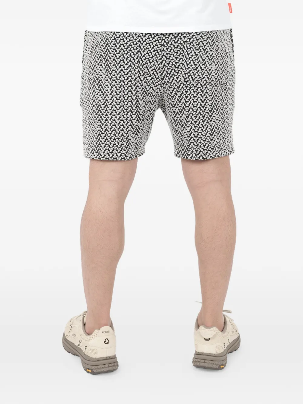  Nikben Patterned Deck Shorts - Black 