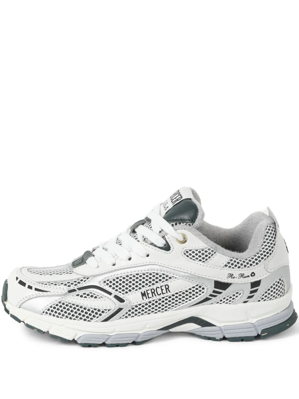 Mercer Panelled Sneakers In Gray