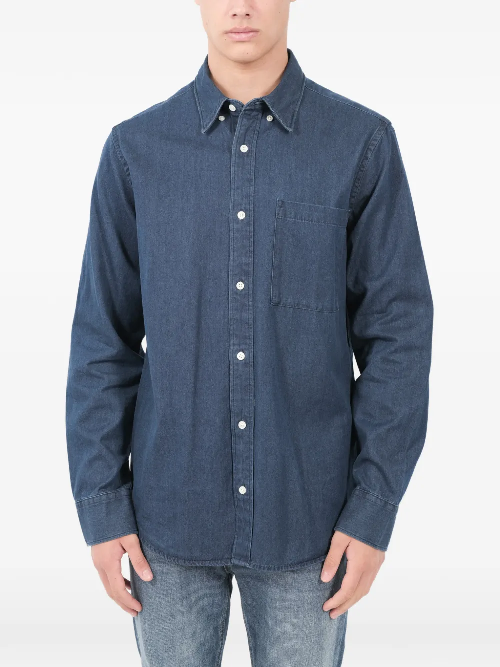NN07 chest-pocket shirt - Blu