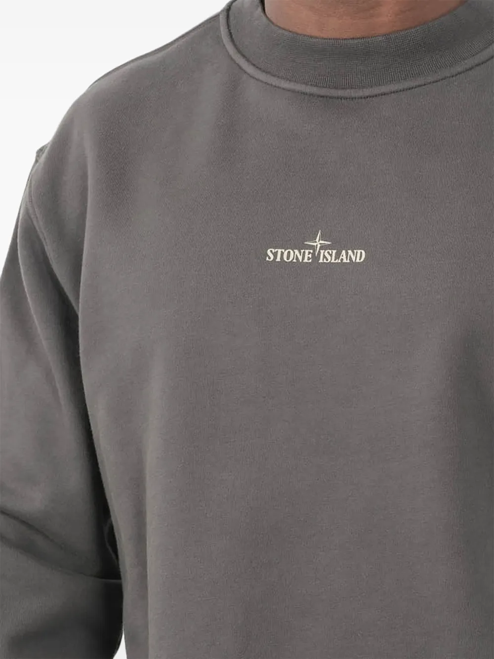 Stone Island Sweater met print - Grijs