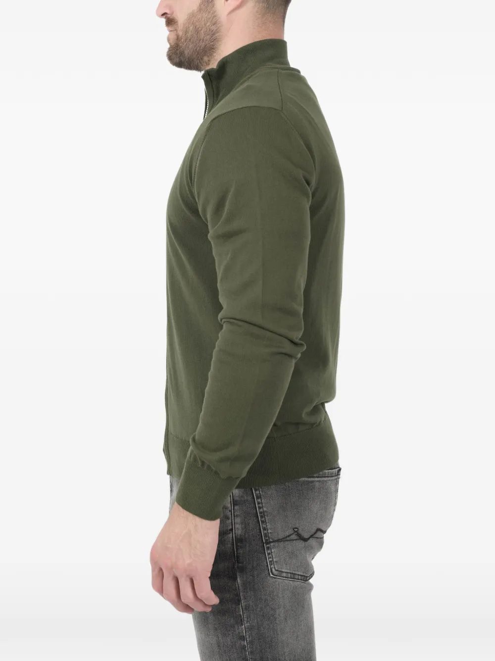 K-Way Finny jack met rits Groen