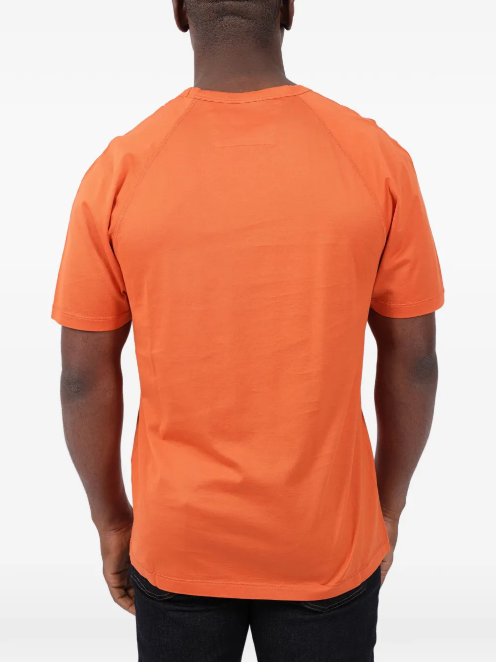 C.P. Company T-shirt met logodetail Oranje