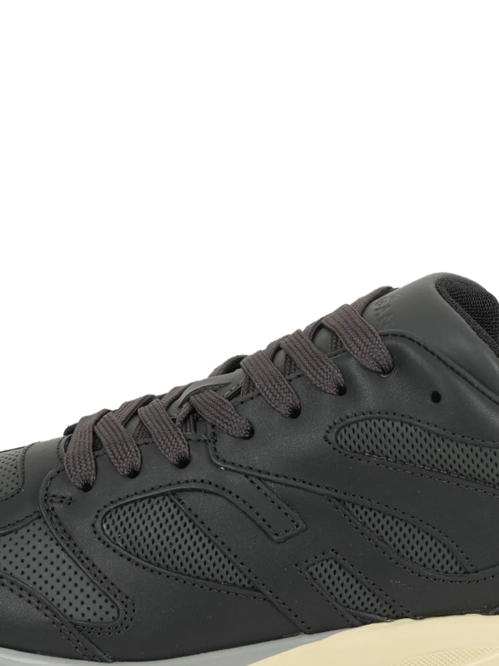 Hogan H665 geperforeerde sneakers Zwart