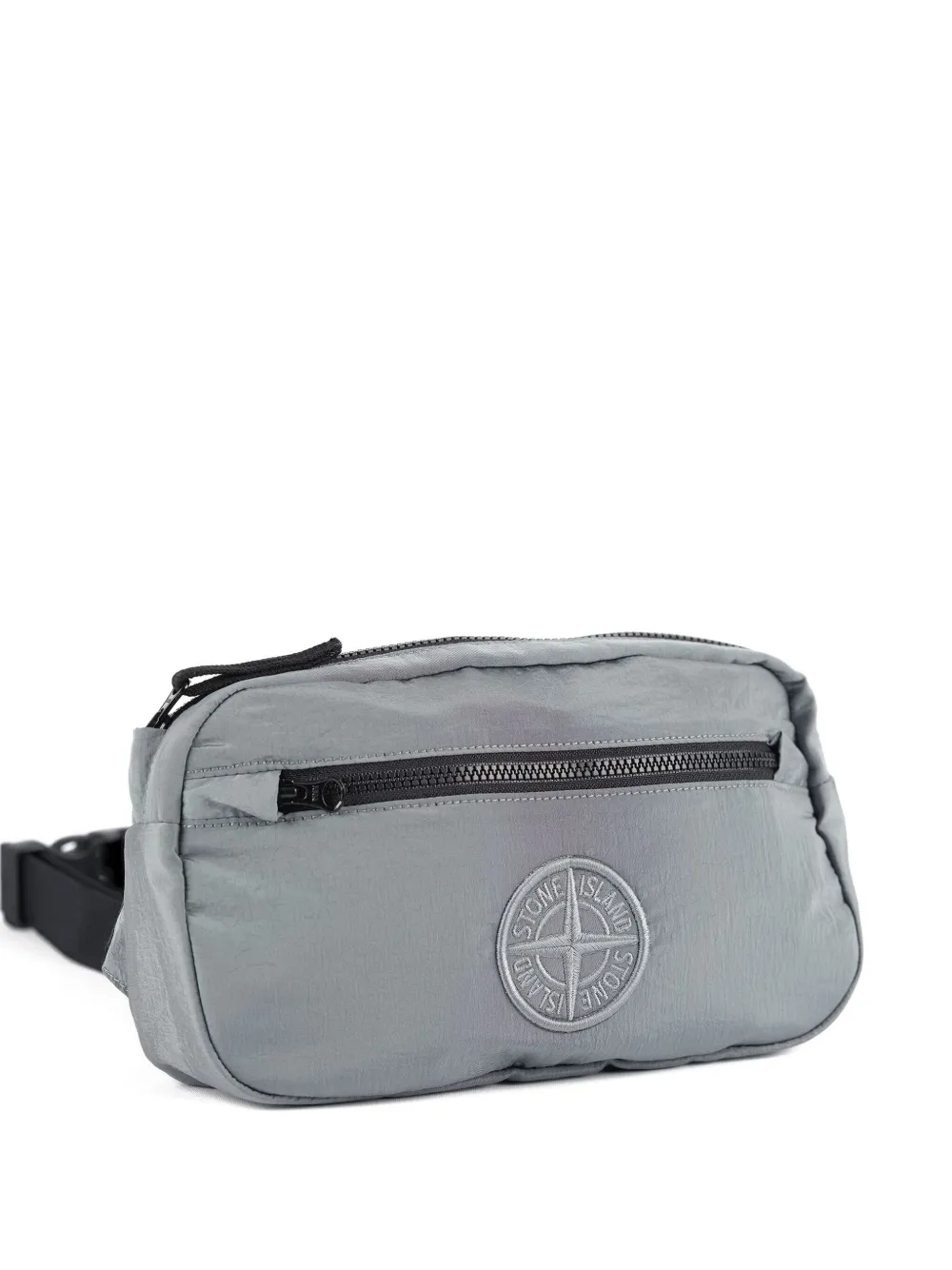Stone Island Borsa messenger con applicazione - Grigio