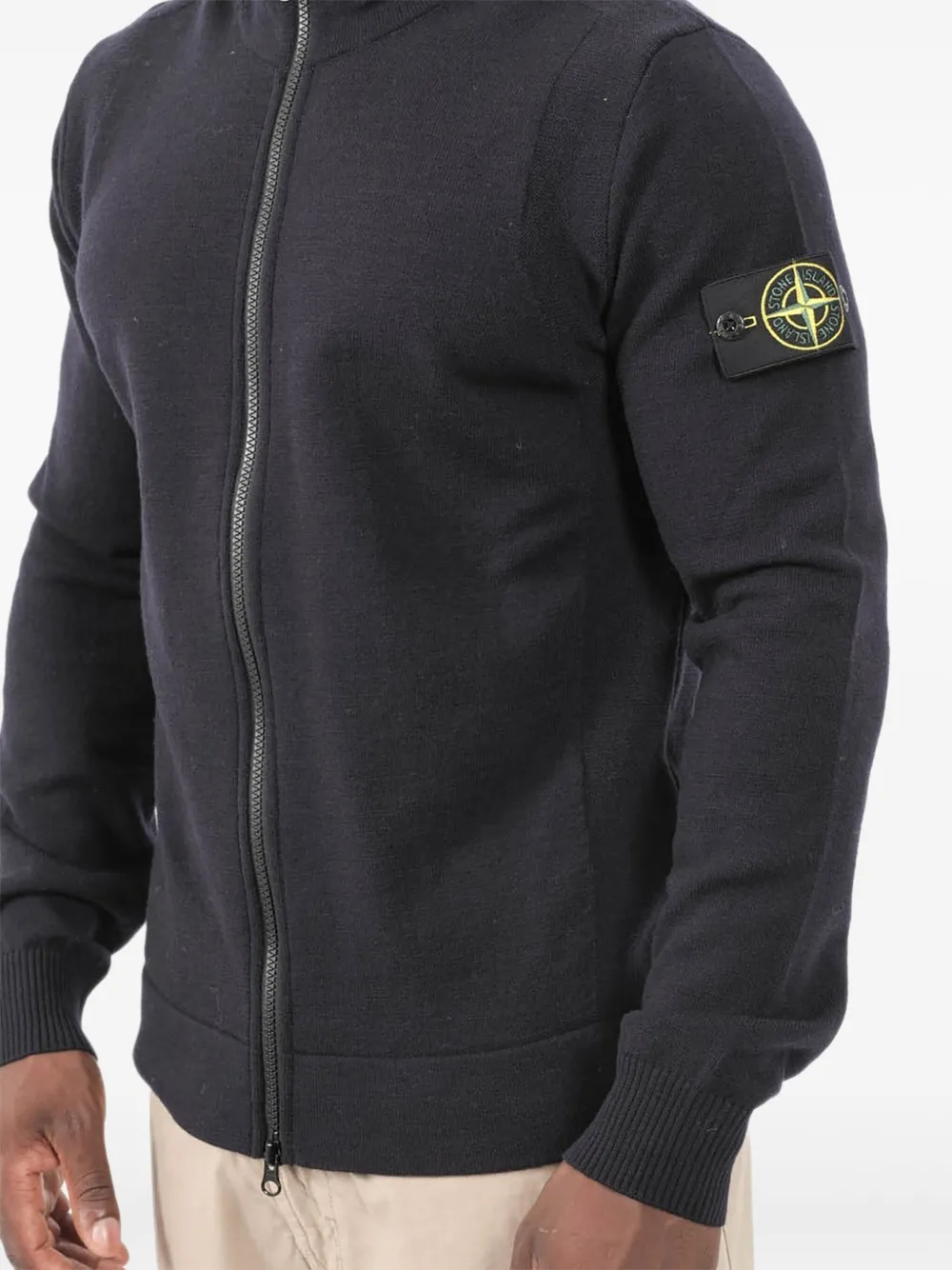 Stone Island Jack met rits - Blauw