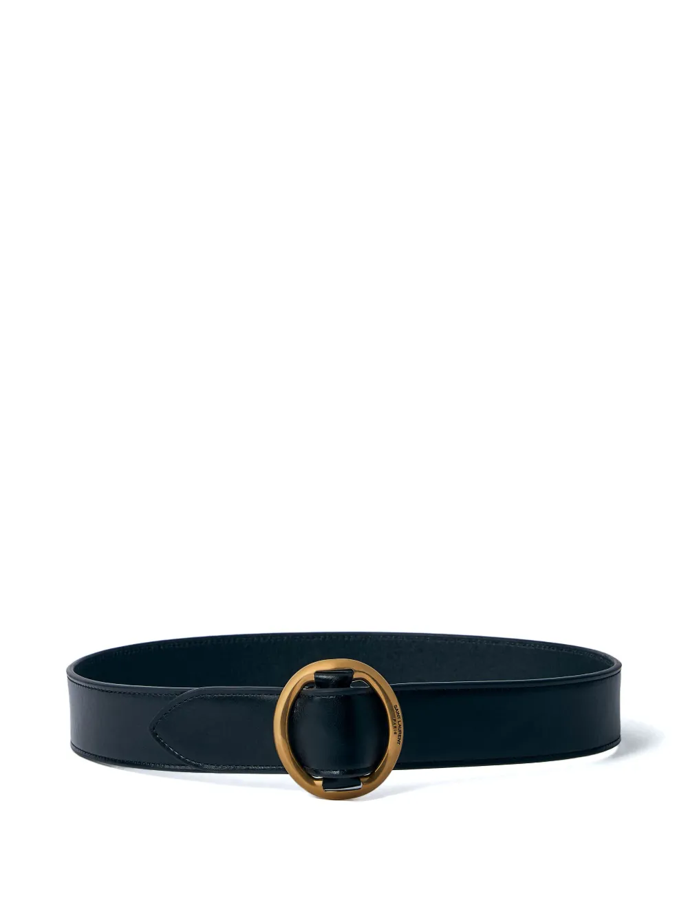 Saint Laurent cinturón de piel con hebilla | negro | Image 1