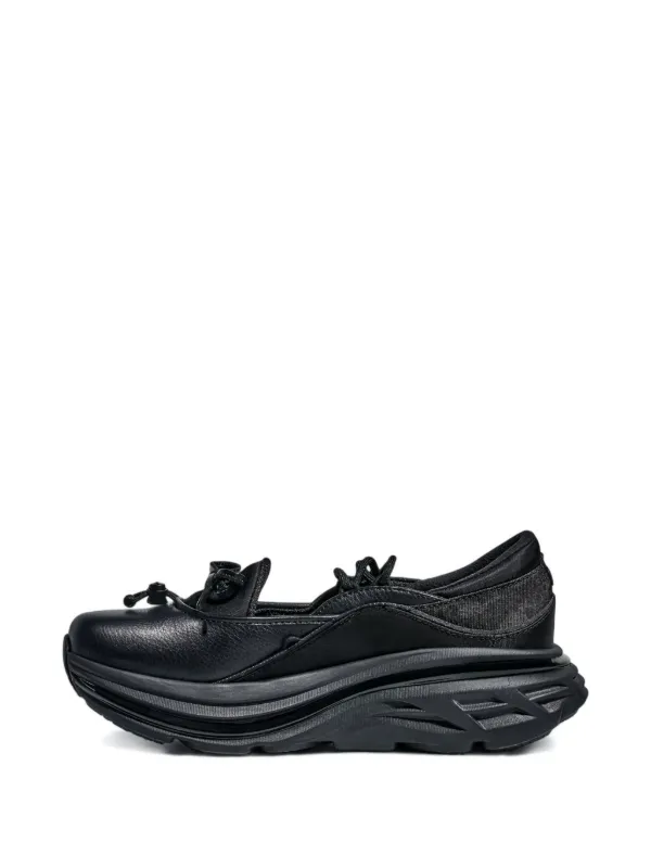 HOKA Bondi Mary Jane Sneakers | Black | FARFETCH
