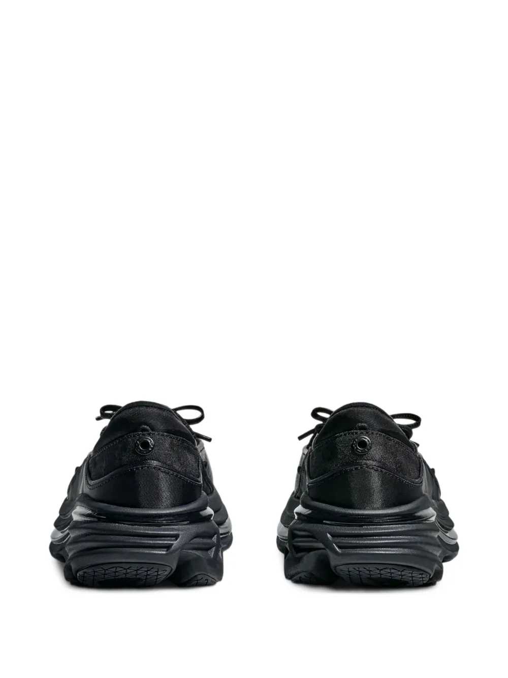 Hoka Bow Lace-up Sneakers In Black