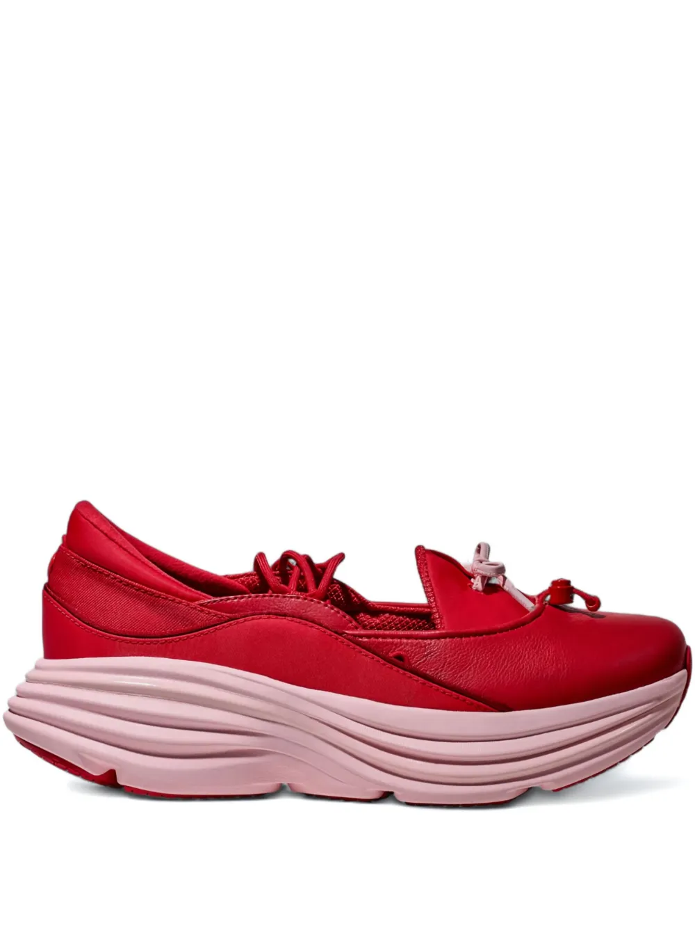HOKA bow panel sneakers | Red | Image 1
