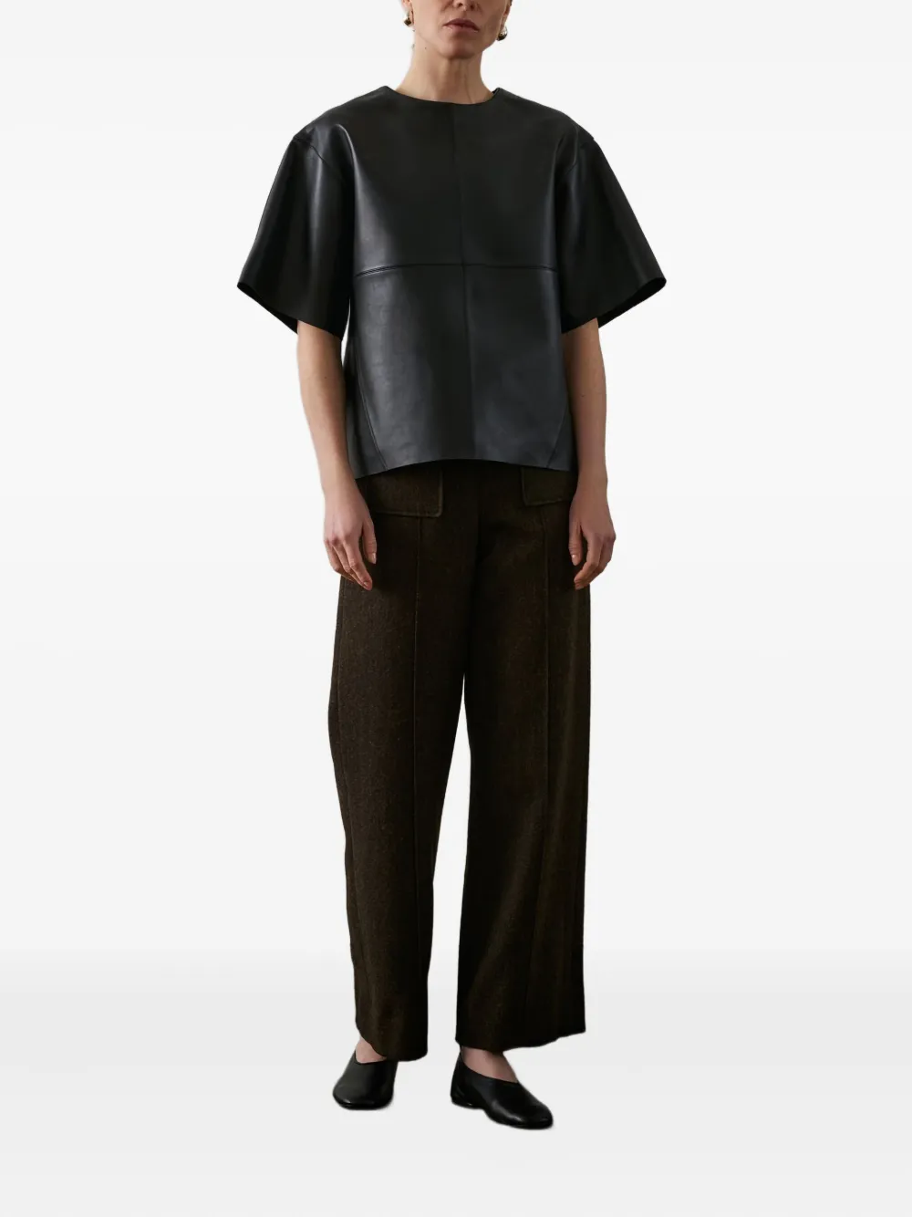 Soeur Harry patch-pocket wool trousers - Bruin
