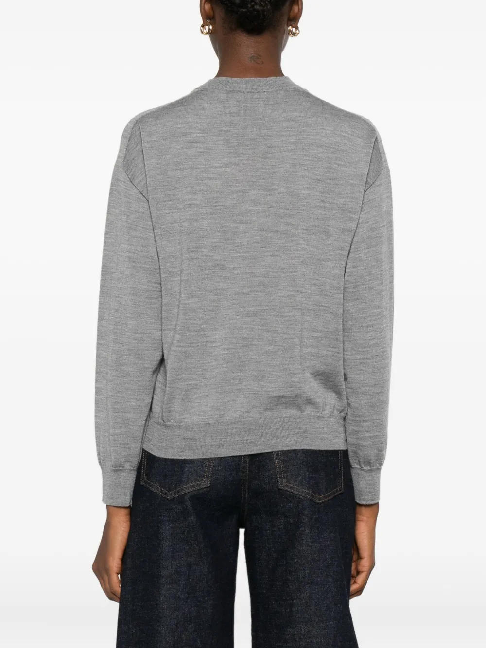 Peserico Top met V-hals Grijs