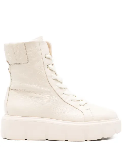 Hogl lace-up platform combat boots