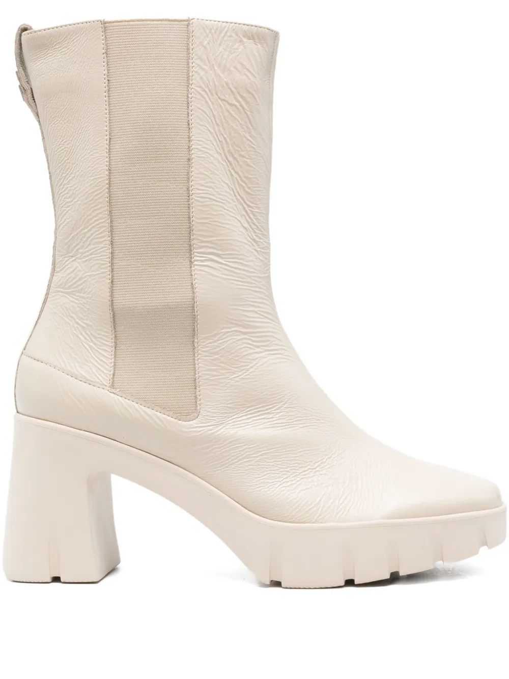 Hogl bottines mi-mollet à empiècements | blanc | Image 1