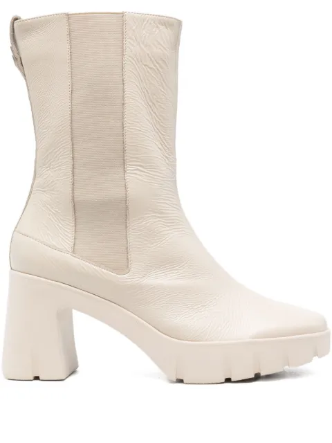 Hogl panelled mic-calf boots