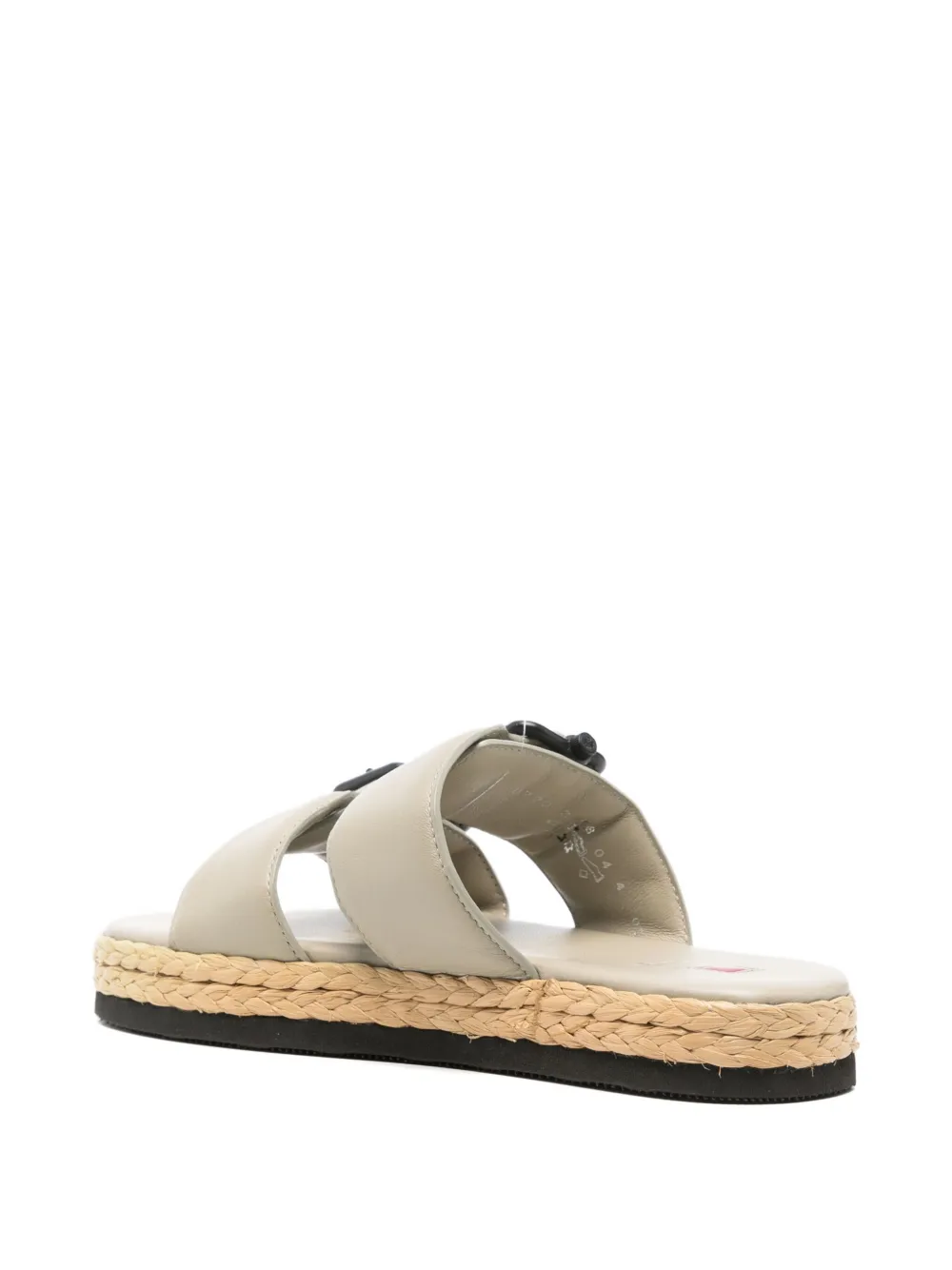 Hogl Elsa Buckled Espadrilles In Neutral