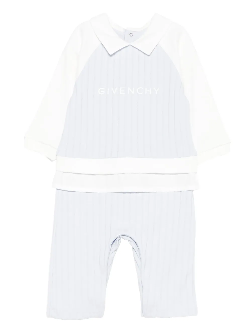 Givenchy Kids pijama de canalé | azul | Image 1