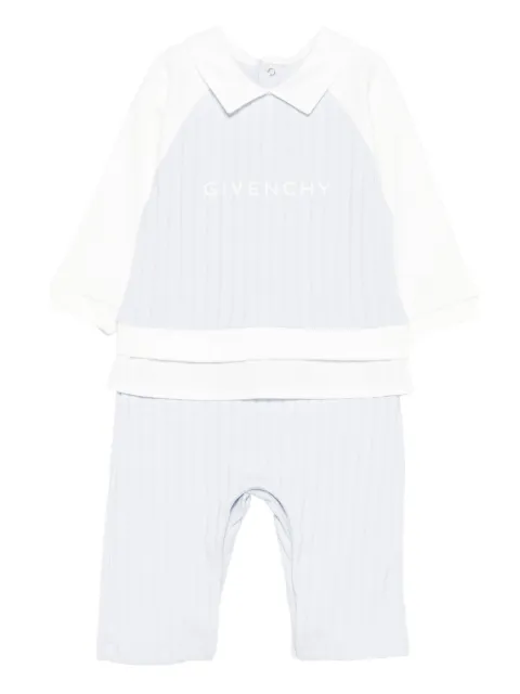 Givenchy Kids ribbed pajamas