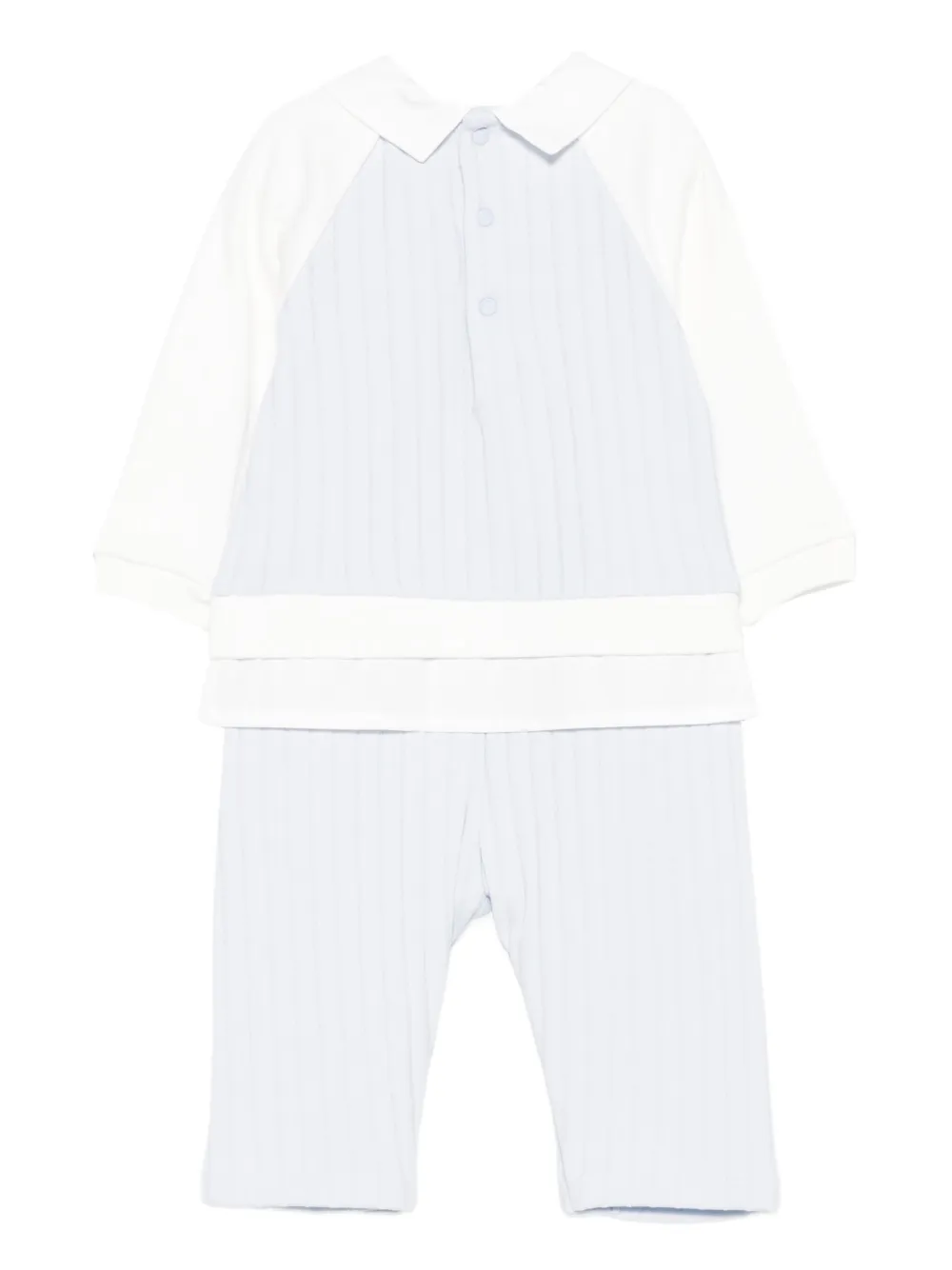 Givenchy Kids ribbed pajamas - Blauw