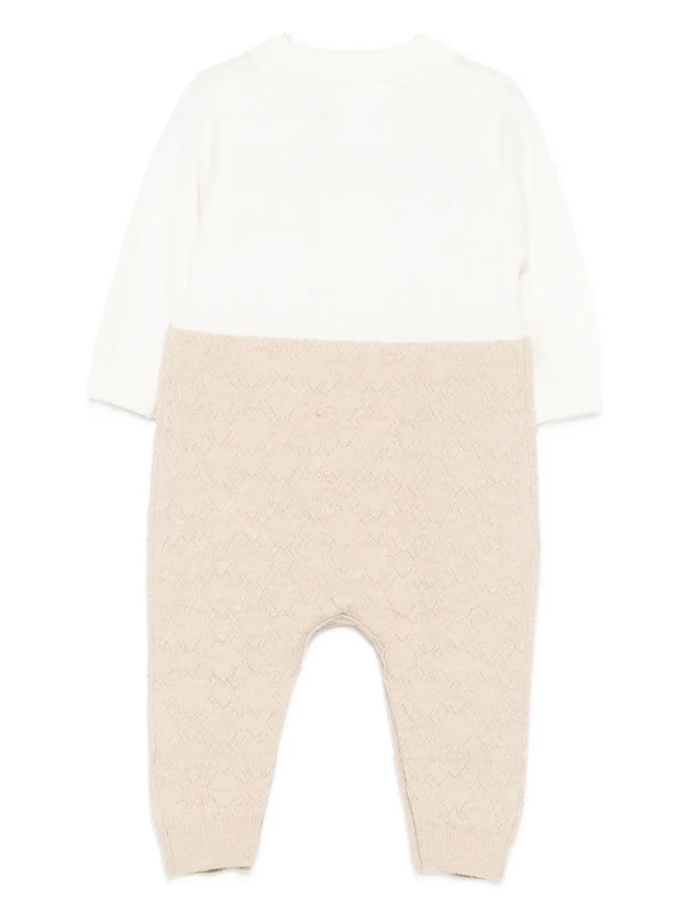 Givenchy Kids embroidery babywear - Beige