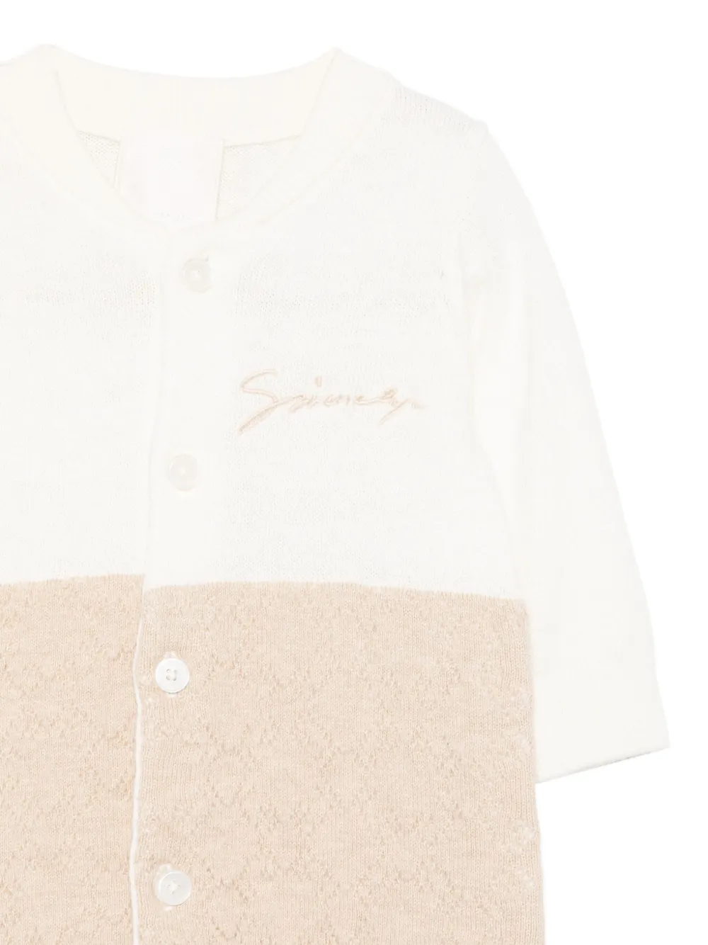 Givenchy Kids Babypakje met borduurwerk Beige